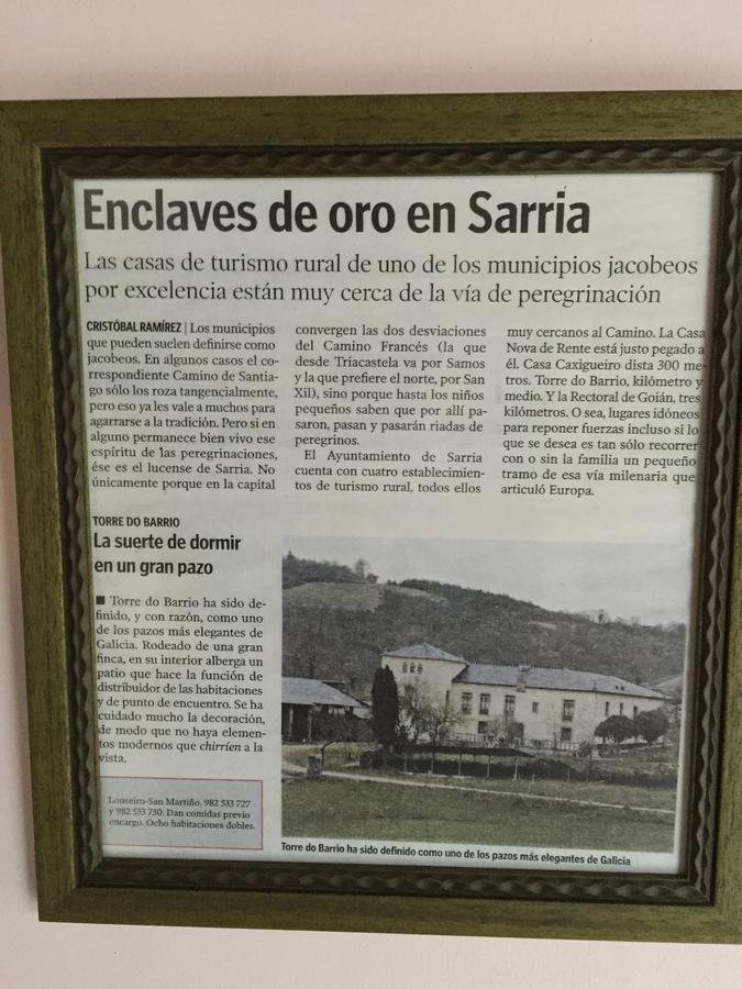 Pazo Torre Do Barrio Hotel Ferreiros  Exterior photo